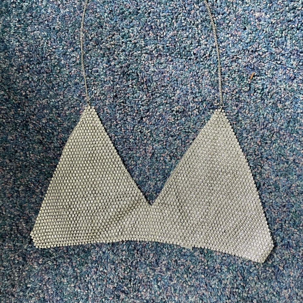 Sexy, Chic, rhinestone bralette!